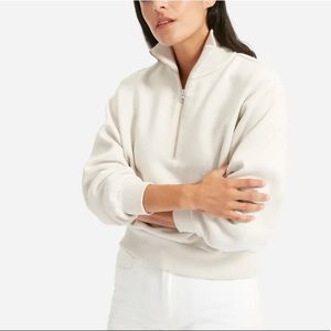 Everlane half zip sweatshirt